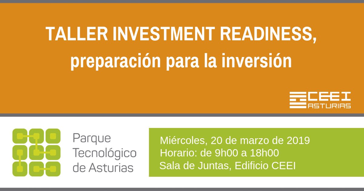 Taller Investment Readiness Parque Tecnológico Asturias