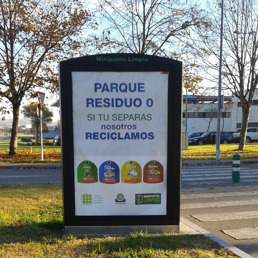 minipunto limpio del Parque Tecnológico de Asturias