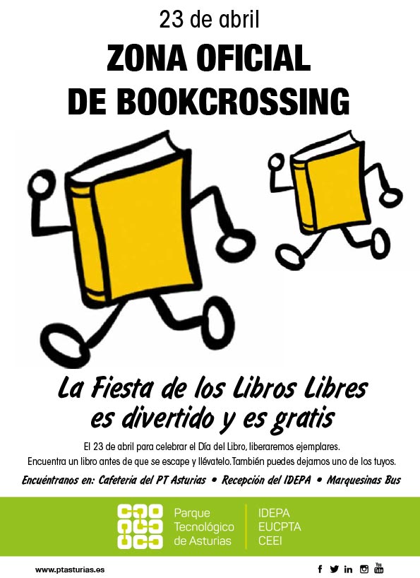 cartel BookCrossing PTAsturias