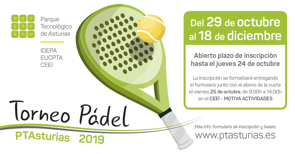 Torneo de Pádel PTAsturias 2019